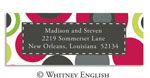 Whitney English Address Labels - Holiday Fun Dots (Holiday) (615336)